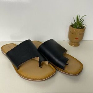 Lucky Brand Black Slide Sandals